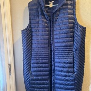 Duluth Trading Co Navy Quilted Vest